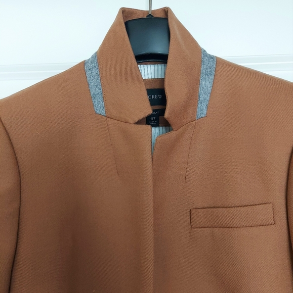 J. CREW New Regent Wool Flannel Blazer - 6 Tall - Picture 4 of 10